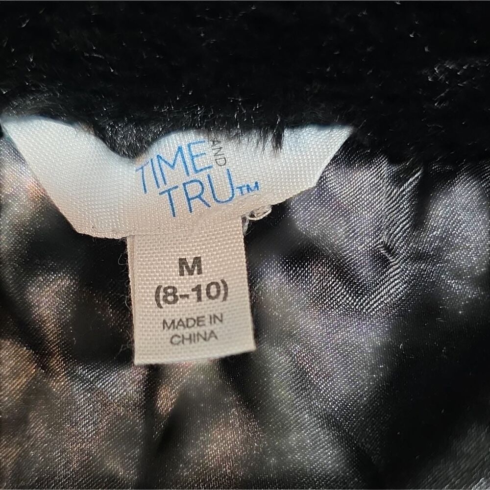Women's Plush Faux Fur Collared Jacket - Picture 8 of 10